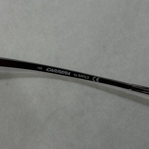 Carrera Eyeglasses Frames Only Ca7474 Titanium 140 Gold Metal 0x93 - Picture 4 of 10